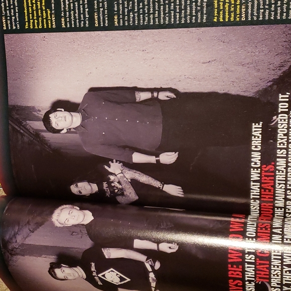 AP Alternative Press magazine, AFI cover story, 2003 - Picture 5 of 10